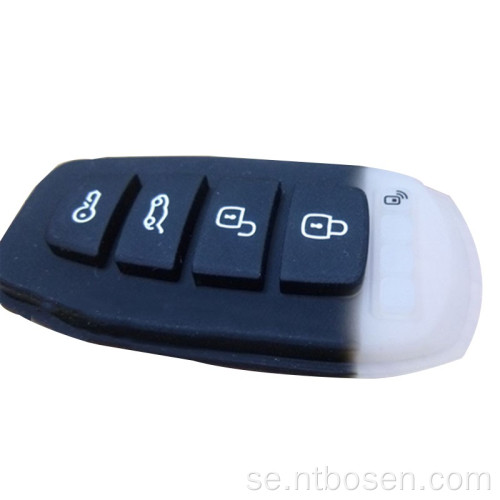 Anpassade 4 nycklar Hot Sale Silicone Rubber Car Key Covers avlägsna silikonnyckelfodral